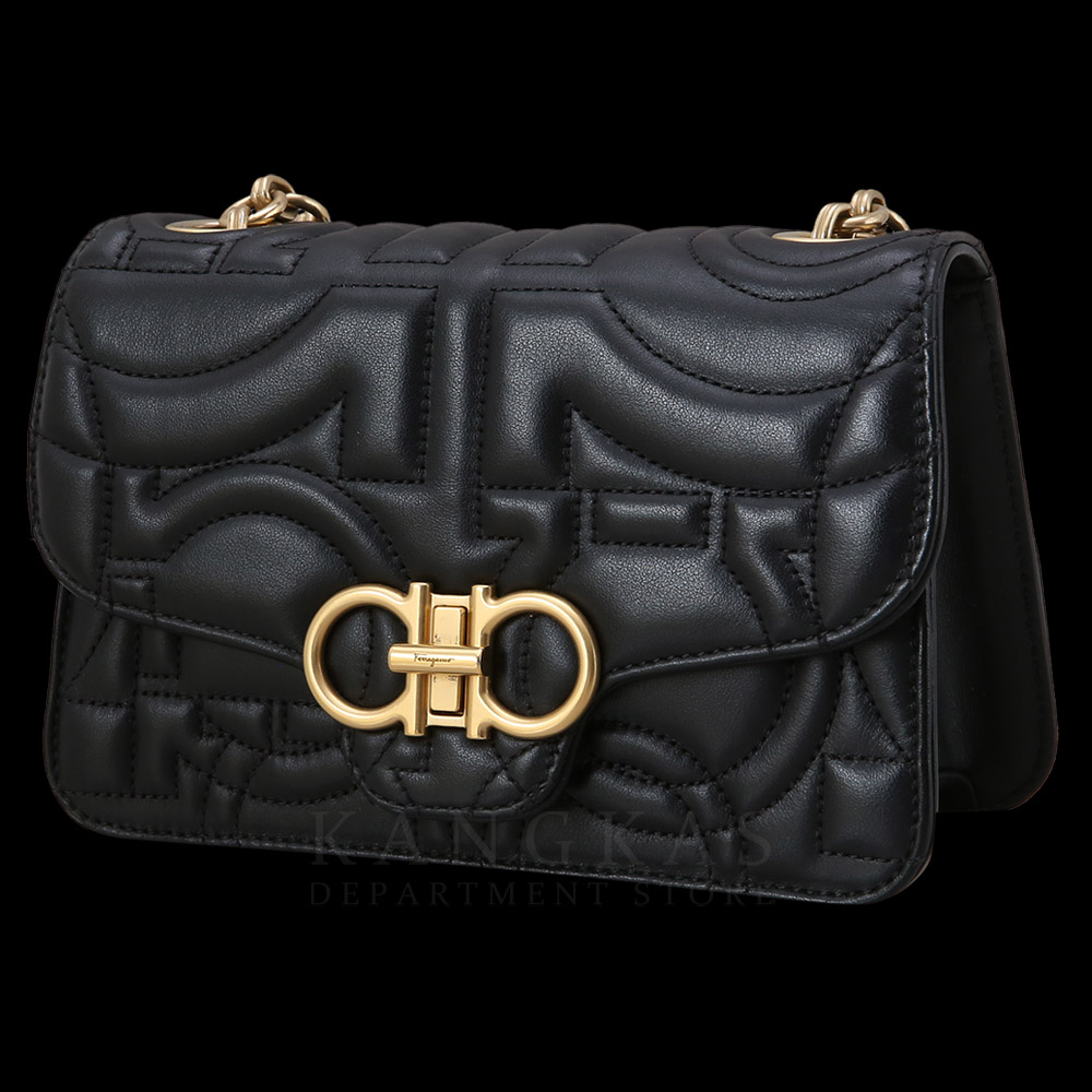 FERRAGAMO(USED)페레가모 간치니 체인 숄더백